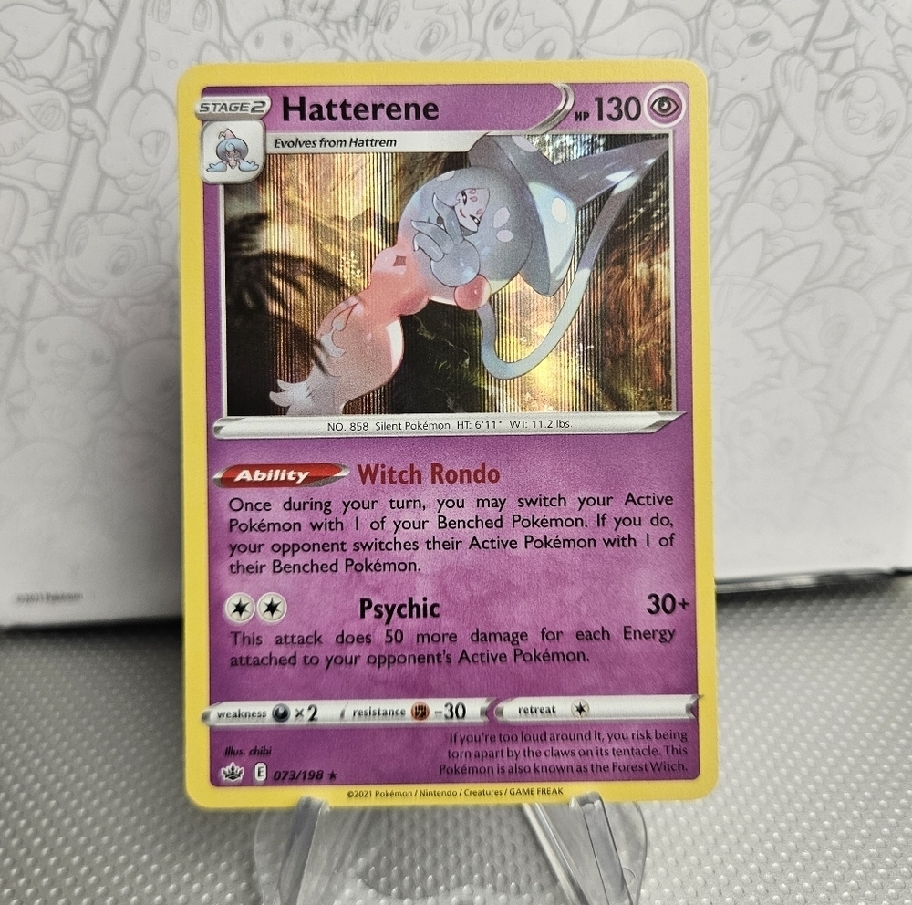 Hatterene 073/198 Pokemon TCG Holo Rare